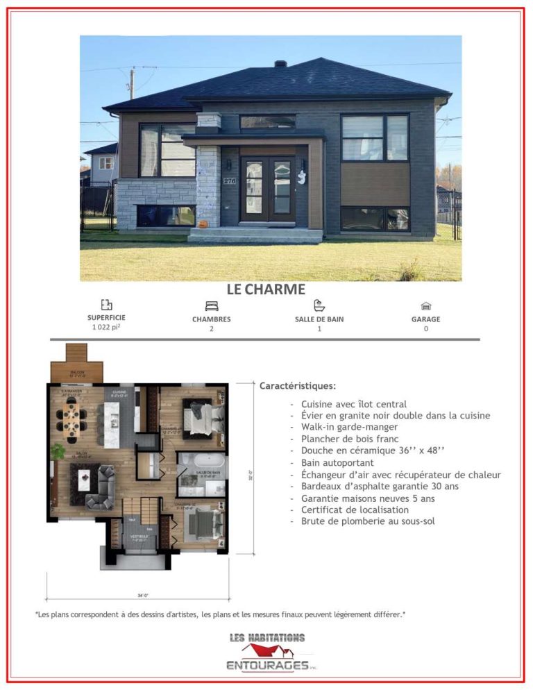 Modèles Les Habitations Entourages