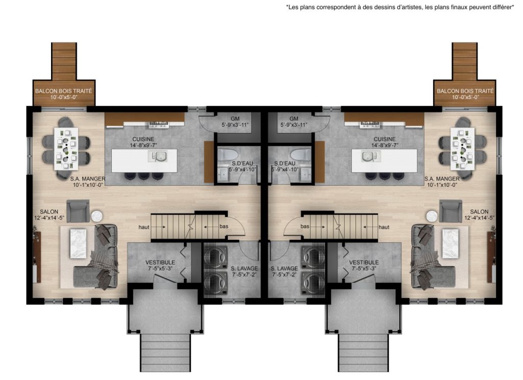 Projet Domiciliaire Jumelé Lanoraie Les Habitations Entourages
